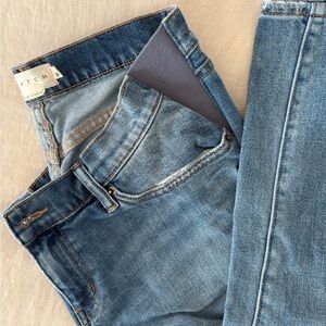 Hatch Blue Denim High-Rise Jeans